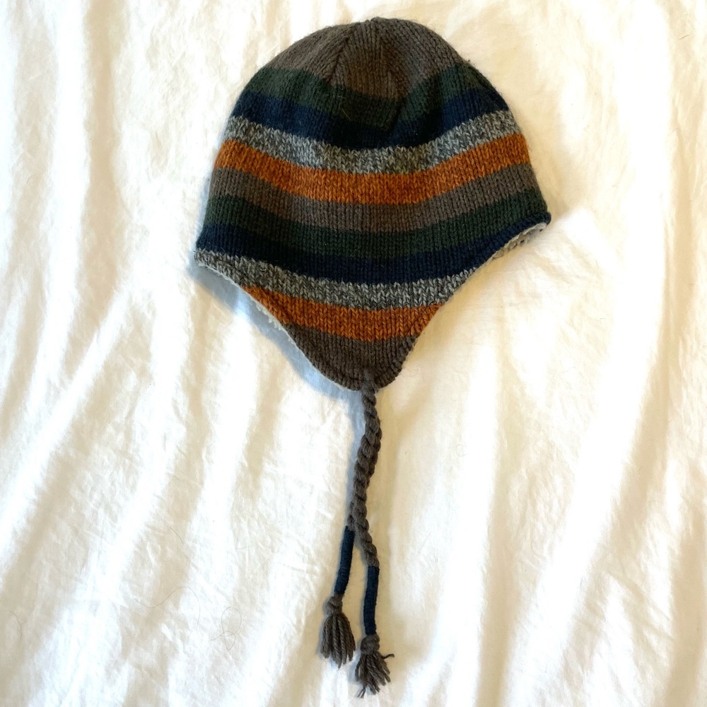 ❄️ Men’s Eddie Bauer Wool Hat w/Faux Sherpa and Fleece Lining
